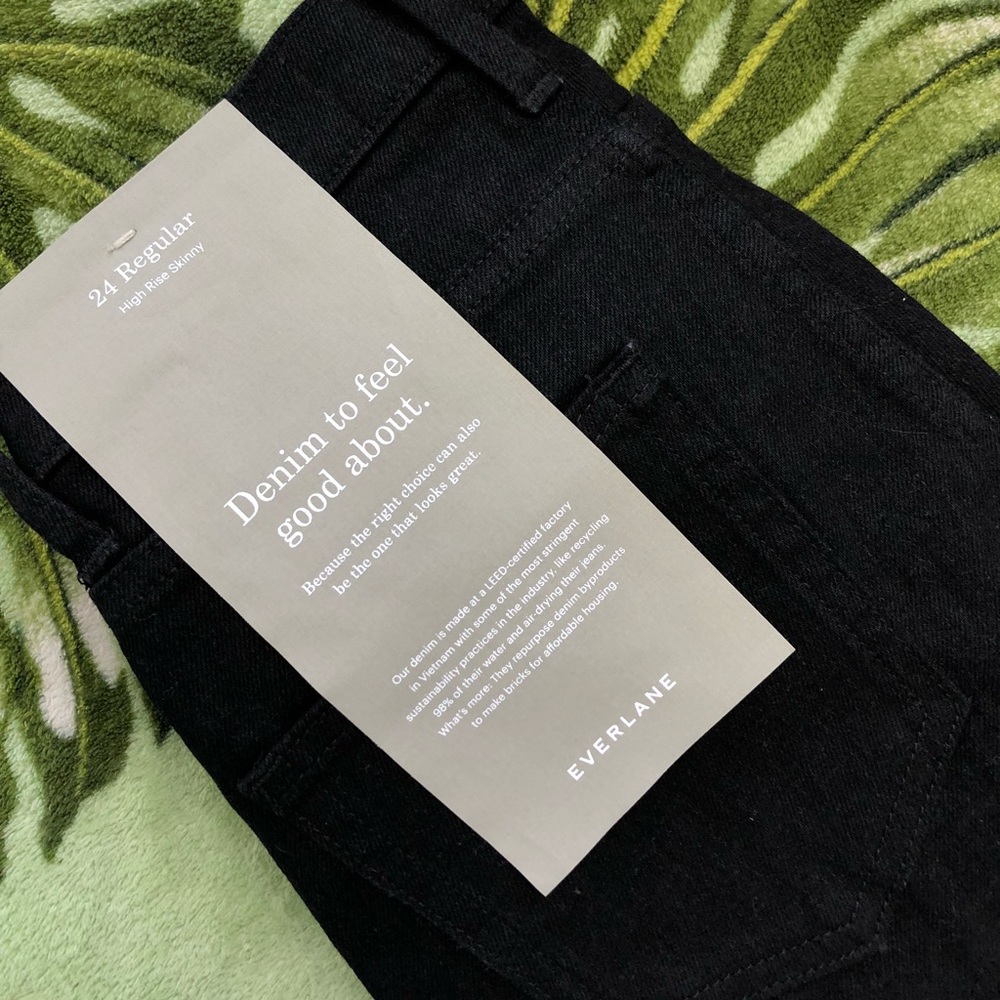 Everlane High Rise Regular Denim NWT